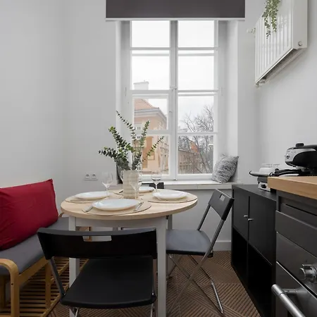 公寓 Podwale Cozy For 6 Guests Old Town By Renters 华沙